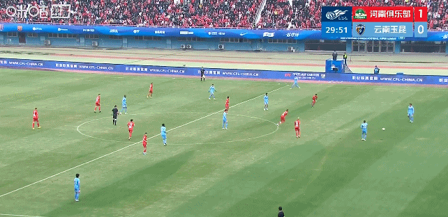 姆布拉屡失单刀&破门,河南2比1迎两连胜!玉昆后卫送礼+前锋乌龙!