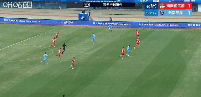 姆布拉屡失单刀&破门,河南2比1迎两连胜!玉昆后卫送礼+前锋乌龙!
