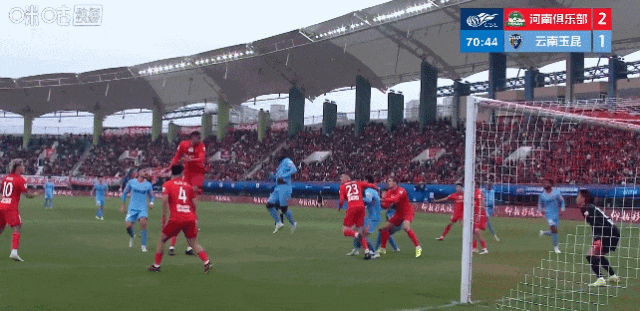 姆布拉屡失单刀&破门,河南2比1迎两连胜!玉昆后卫送礼+前锋乌龙!